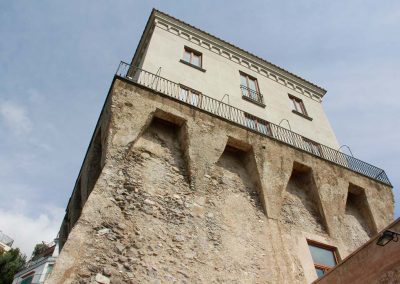 particolare della torre